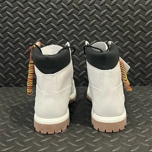 Timberland‎ Premium 6 Inch Waterproof Boot Light Grey Nubuck Womens Size 8.5 - Picture 5 of 6